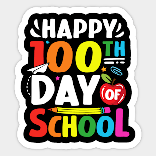 Happy 100th Day of School Kids Child Happy 100 Days Sticker